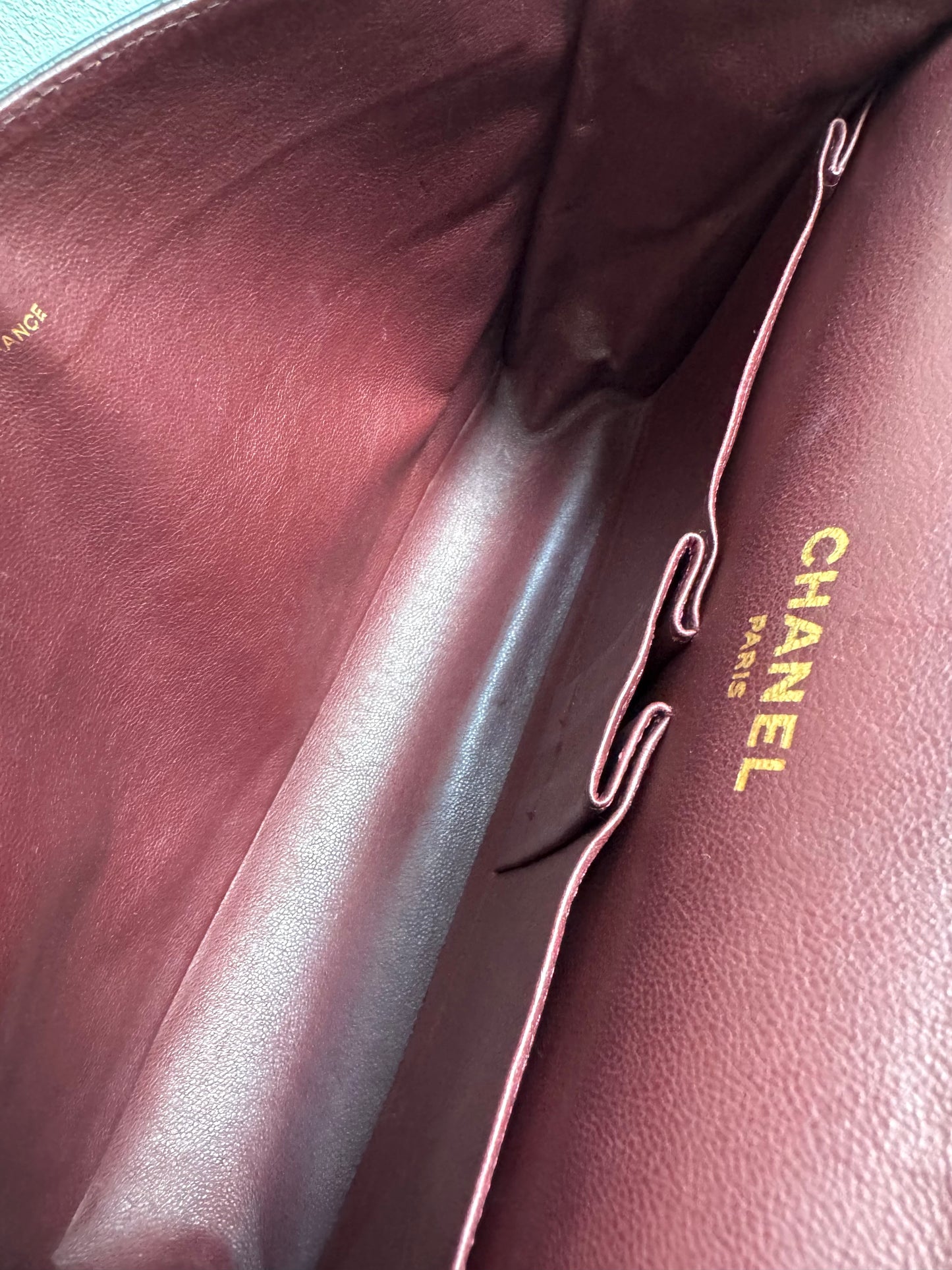 CHANEL Lambskin Medium Mademoiselle Double Flap