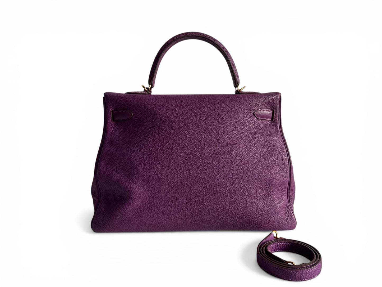 HERMES Kelly 35 Clemence Anemone