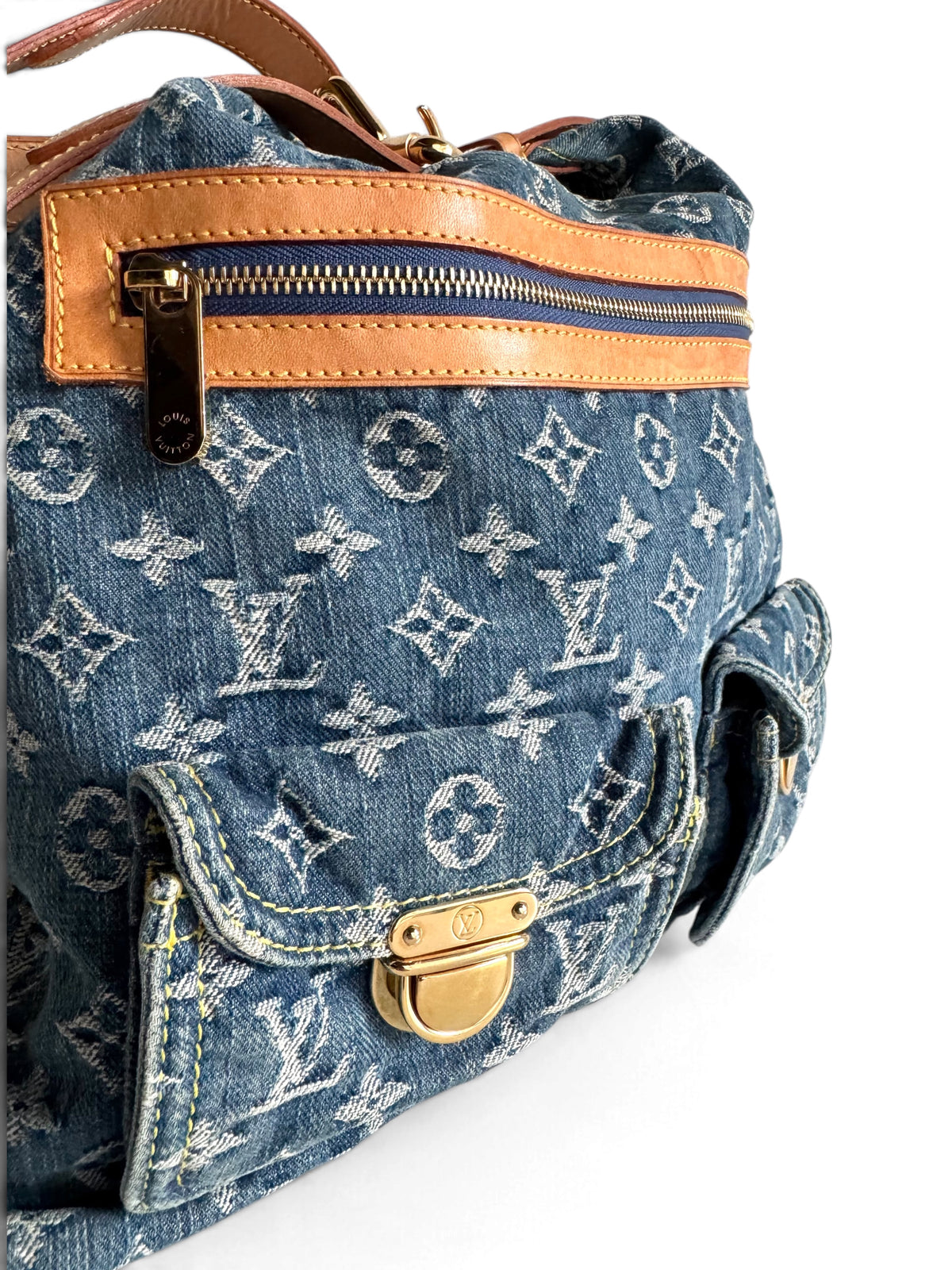 LOUIS VUITTON Denim Baggy GM
