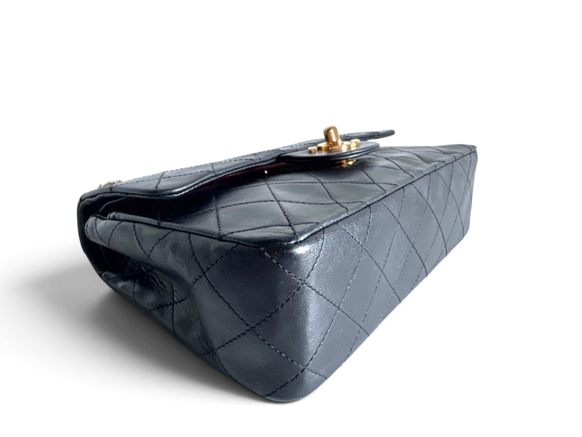 CHANEL Lambskin Quilted Small Double Flap