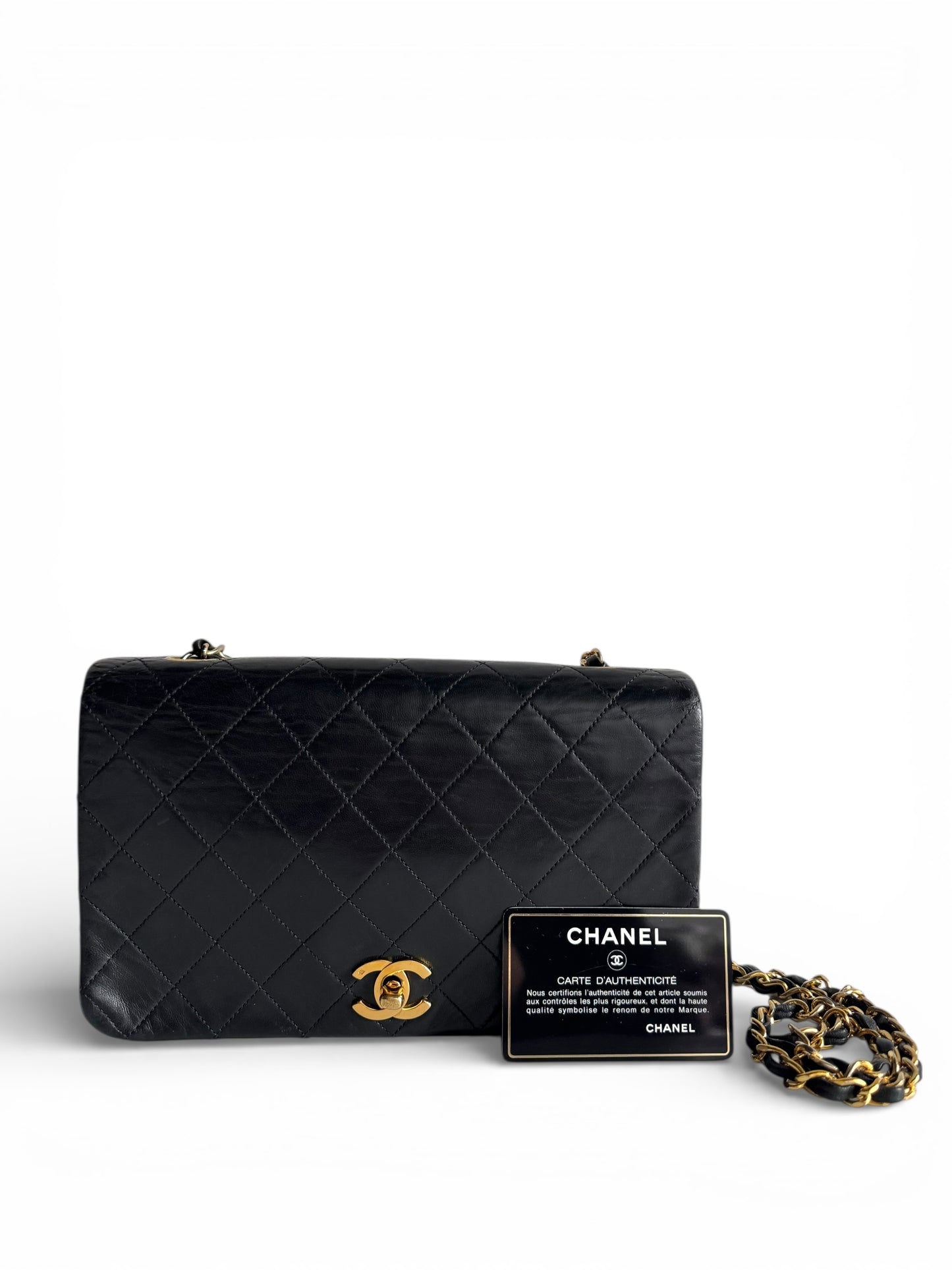 CHANEL Lambskin Vintage Single Flap Bag
