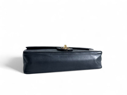 CHANEL Lambskin Medium Mademoiselle Double Flap
