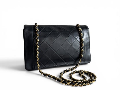 CHANEL Lambskin Diana Quilted Medium Single Flap