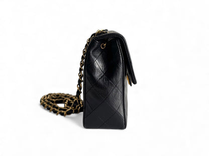 CHANEL Lambskin Quilted Small Single Flap