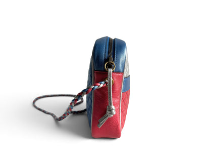 GUCCI Laminated Nappa Trapuntata Small Zumi Shoulder Bag