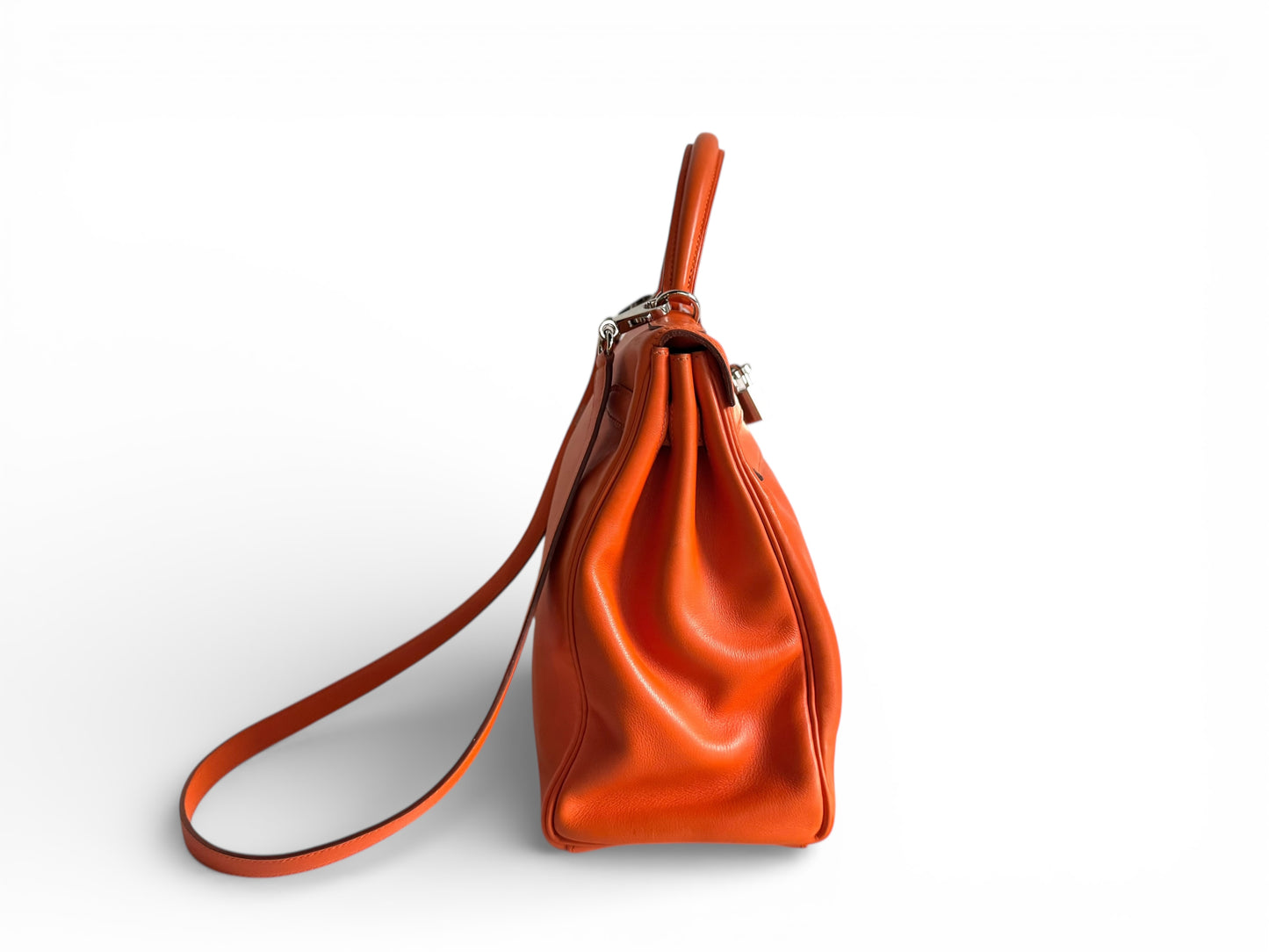 HERMÈS Kelly 32 Gulliver Orange