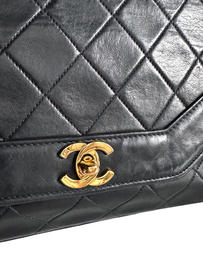 CHANEL Lambskin Diana Crossbody Bag