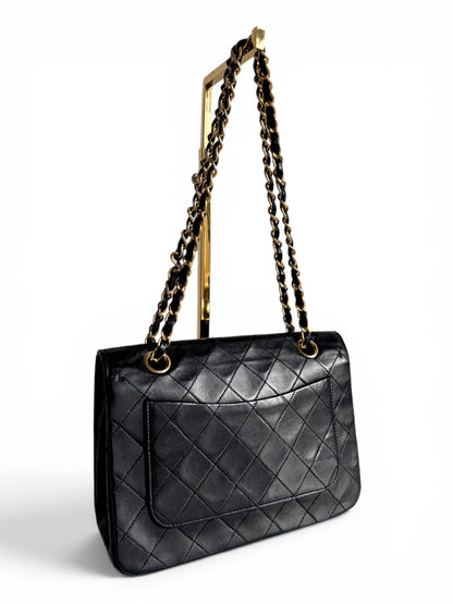 CHANEL Lambskin Quilted Small Single Flap