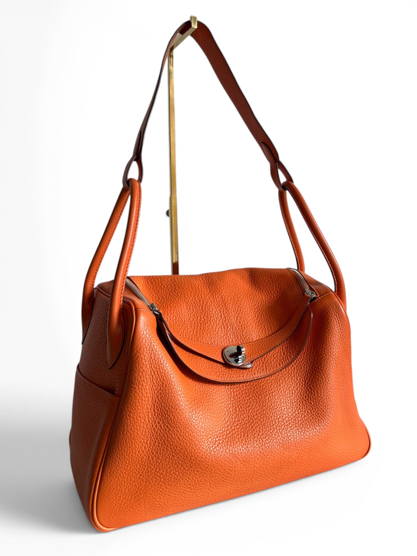 HERMES Taurillon Clemence Lindy 34
