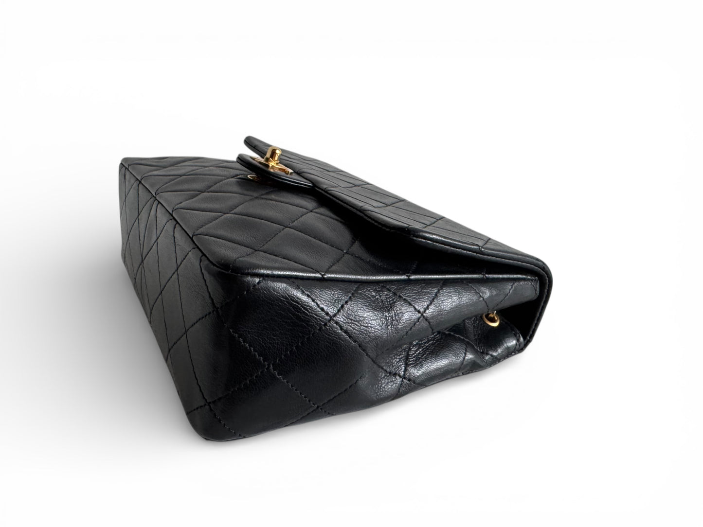 CHANEL Lambskin Quilted Small Single Flap