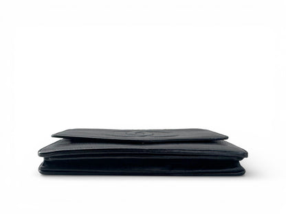 CHANEL Caviar Timeless CC Wallet On Chain WOC