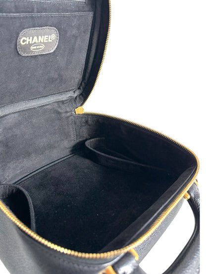 CHANEL Caviar Timeless CC Vanity Case