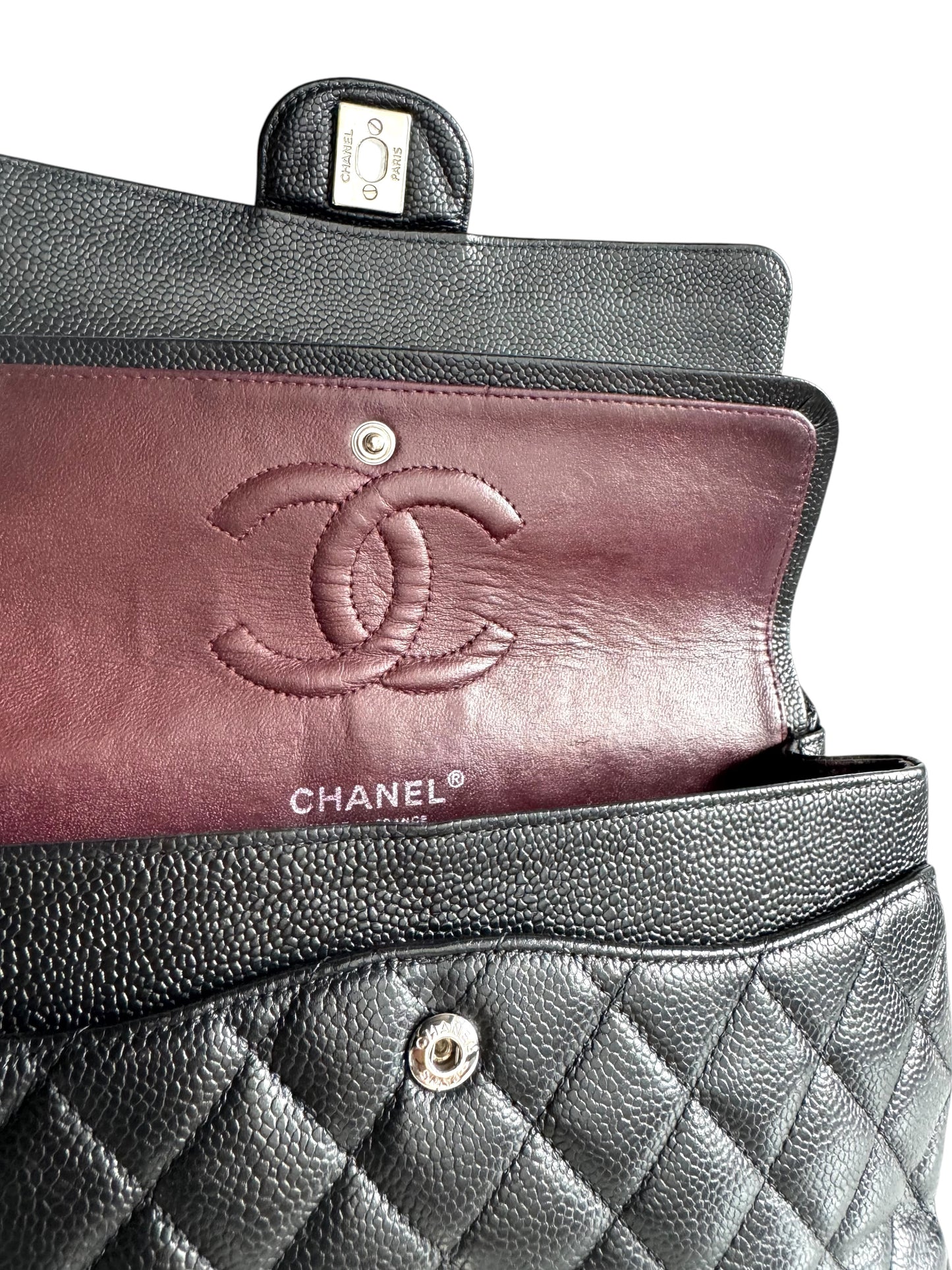 CHANEL Caviar Quilted Medium Double Flap