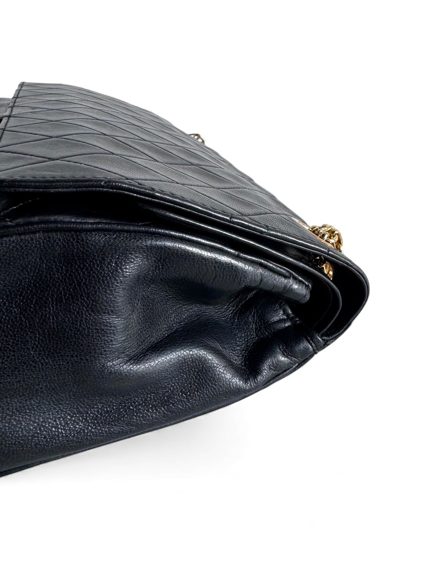 CHANEL Lambskin Medium Mademoiselle Double Flap