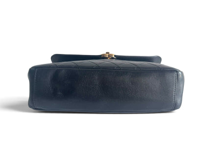 CHANEL Calfskin Curve Flap Bag