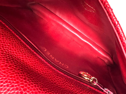 CHANEL Caviar Quilted Flap Waist Belt Bag