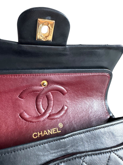CHANEL Lambskin Quilted Small Double Flap