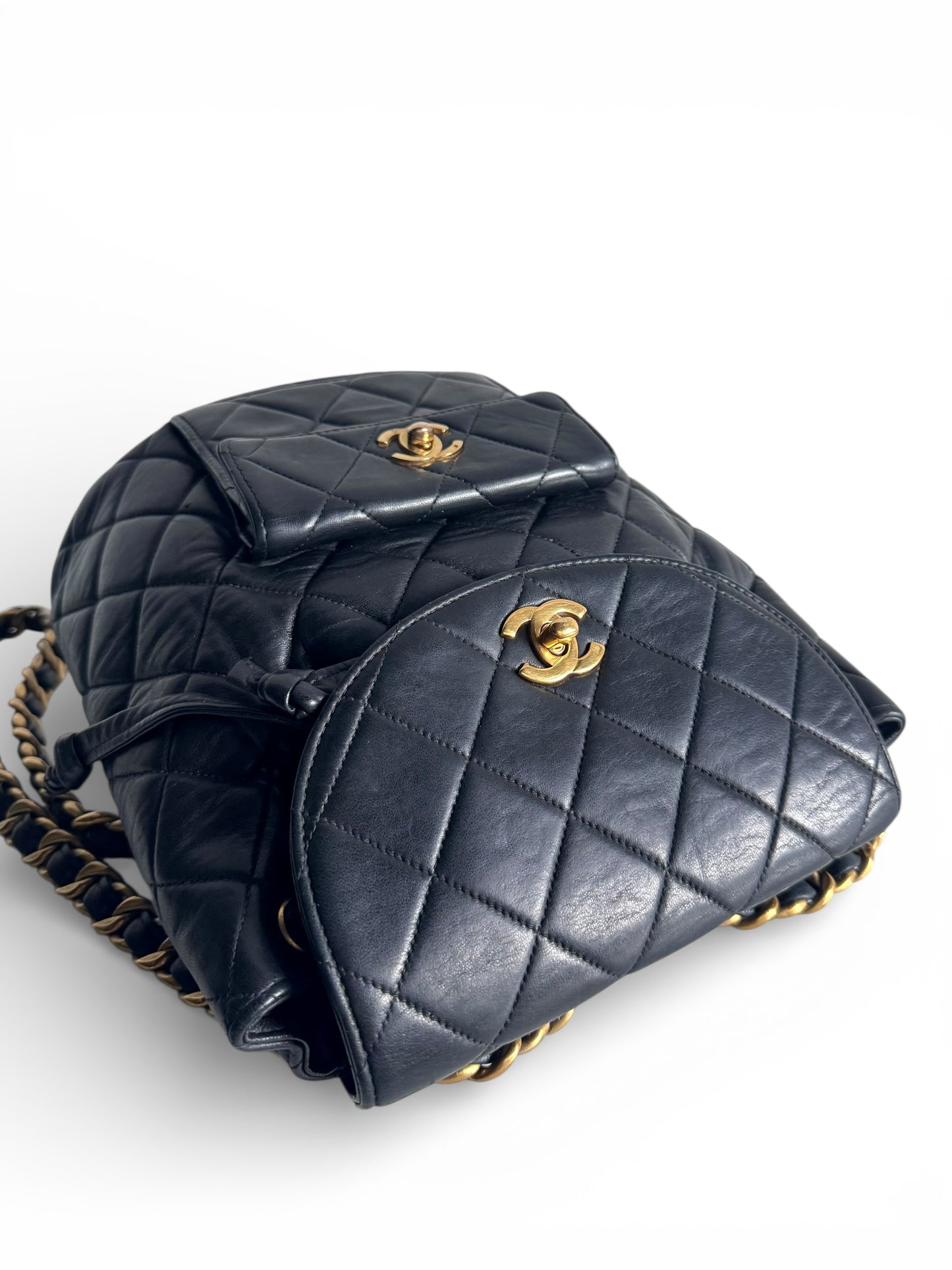 CHANEL Lambskin Quilted Backpack