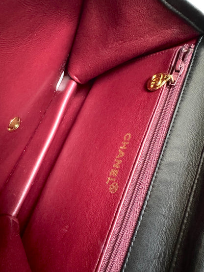 CHANEL Lambskin Quilted Timeless Single Flap