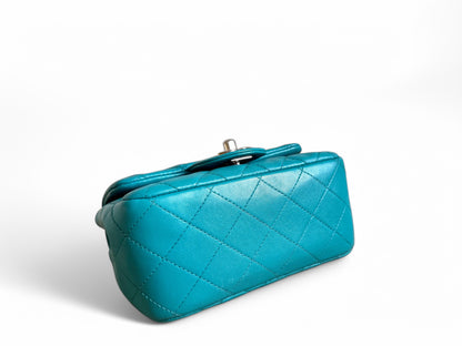 CHANEL Lambskin Quilted Mini Square Flap