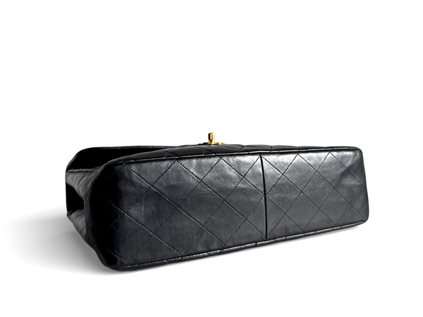 CHANEL Lambskin Quilted Jumbo Single Flap Bag