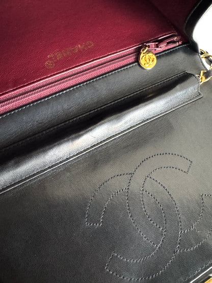 CHANEL Lambskin Quilted Timeless Single Flap