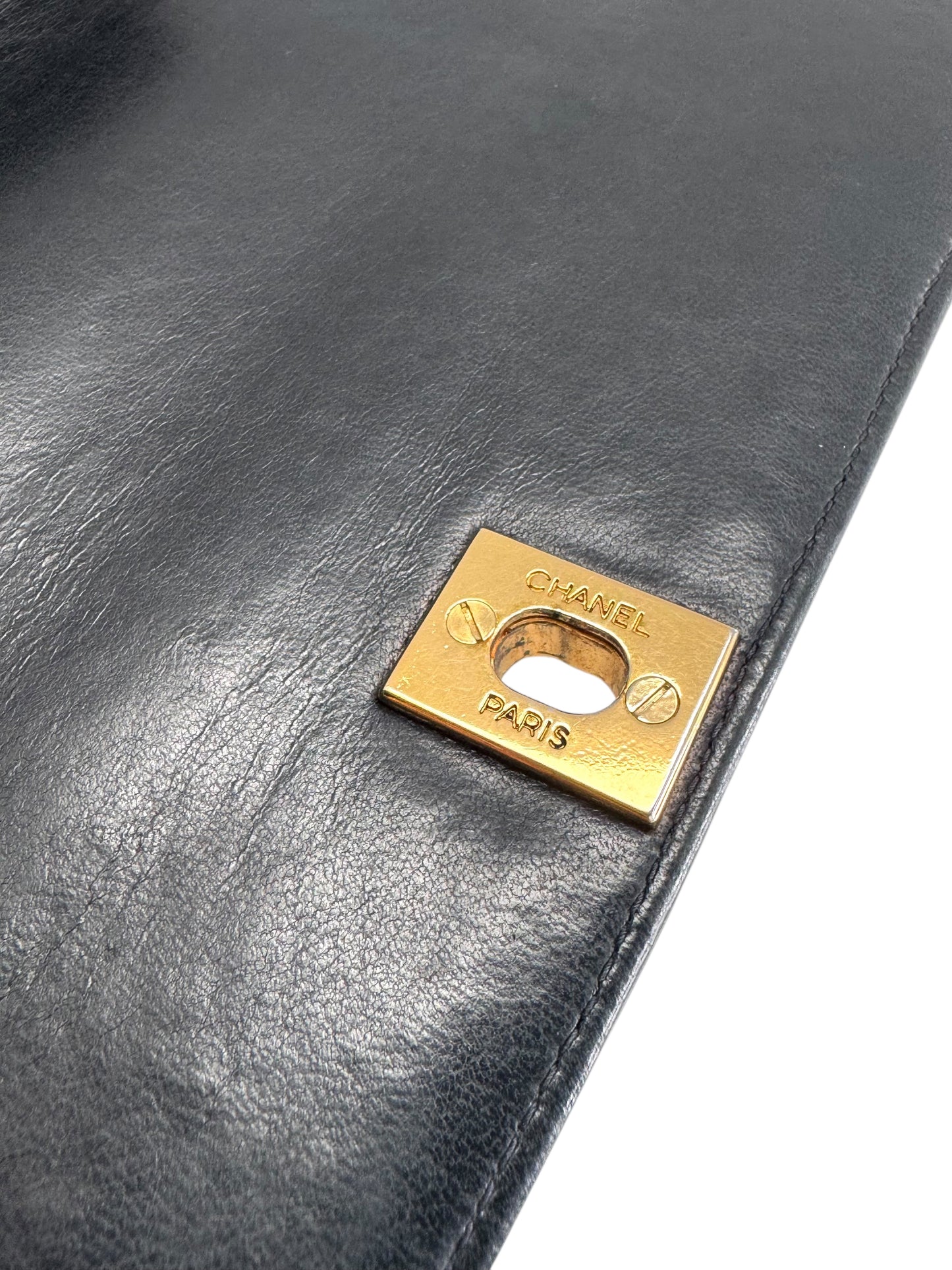 CHANEL Lambskin Vertical Flap Bag