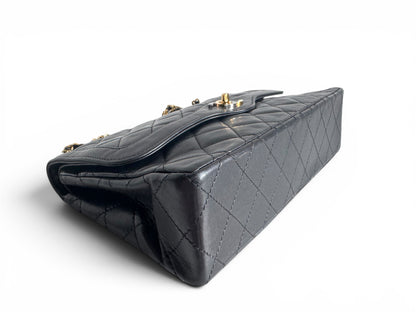 CHANEL Lambskin Quilted Medium Double Flap