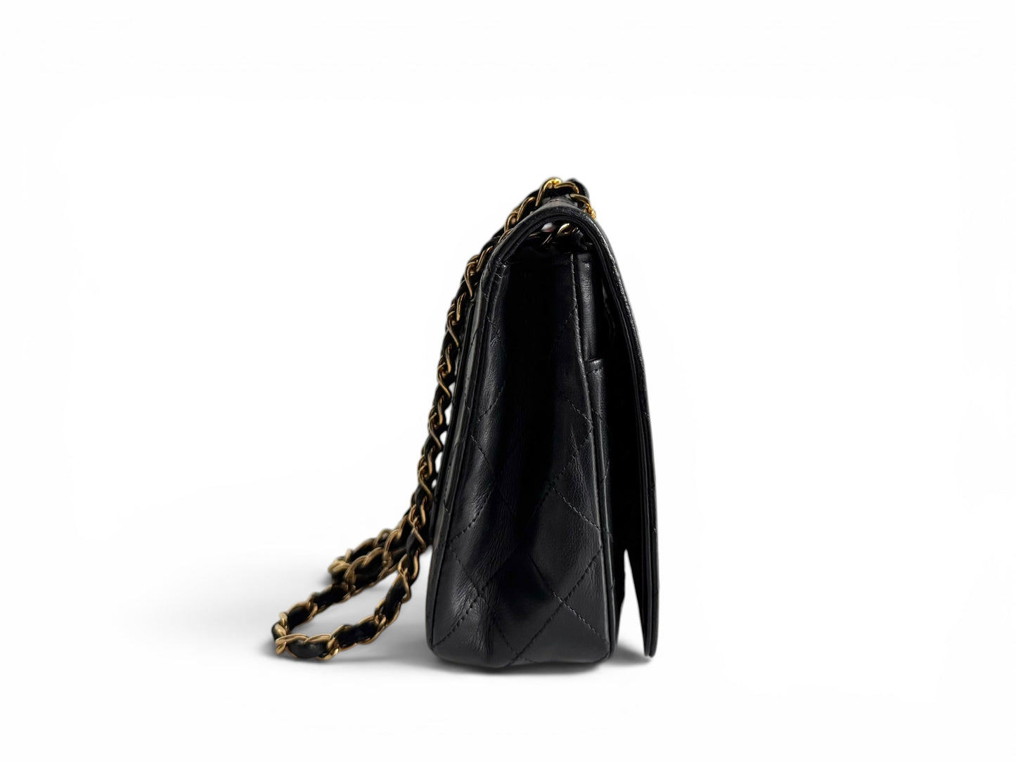 CHANEL Lambskin Quilted Small Single Flap