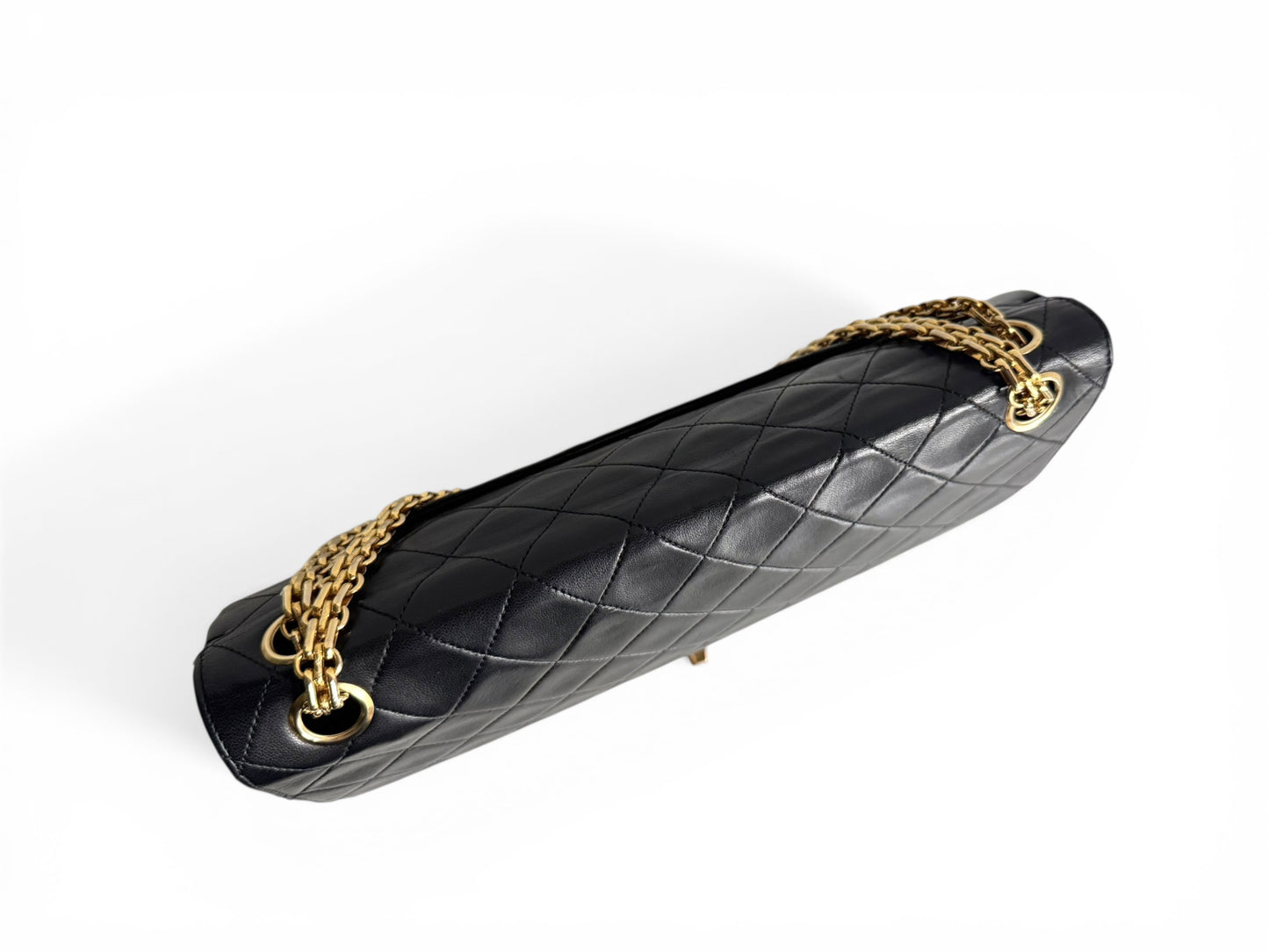 CHANEL Lambskin Medium Mademoiselle Double Flap