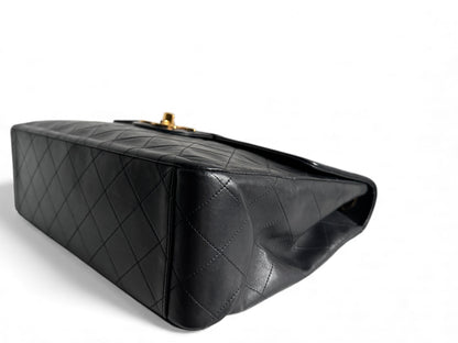 CHANEL Lambskin Quilted XL Jumbo Single Flap Bag