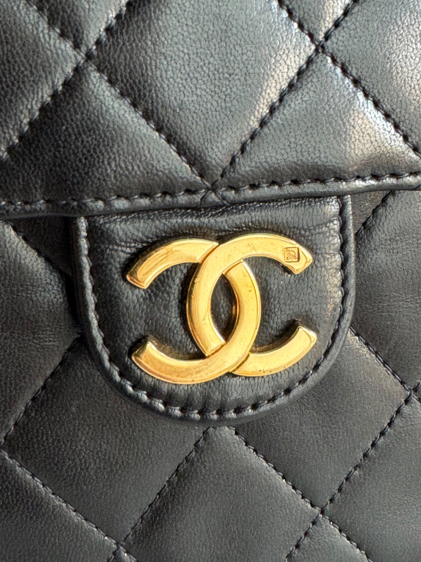 CHANEL Lambskin Quilted Timeless Single Flap
