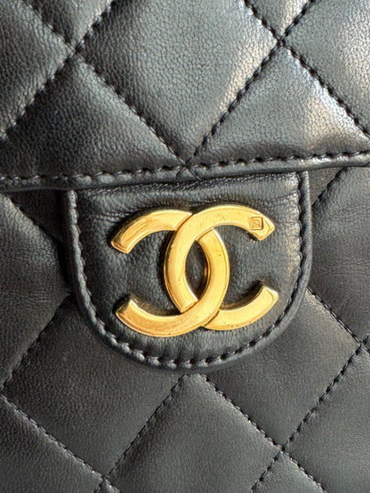 CHANEL Lambskin Quilted Timeless Single Flap