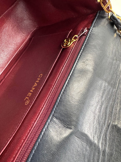 CHANEL Lambskin Vertical Flap Bag