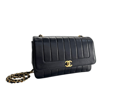 CHANEL Lambskin Vertical Flap Bag