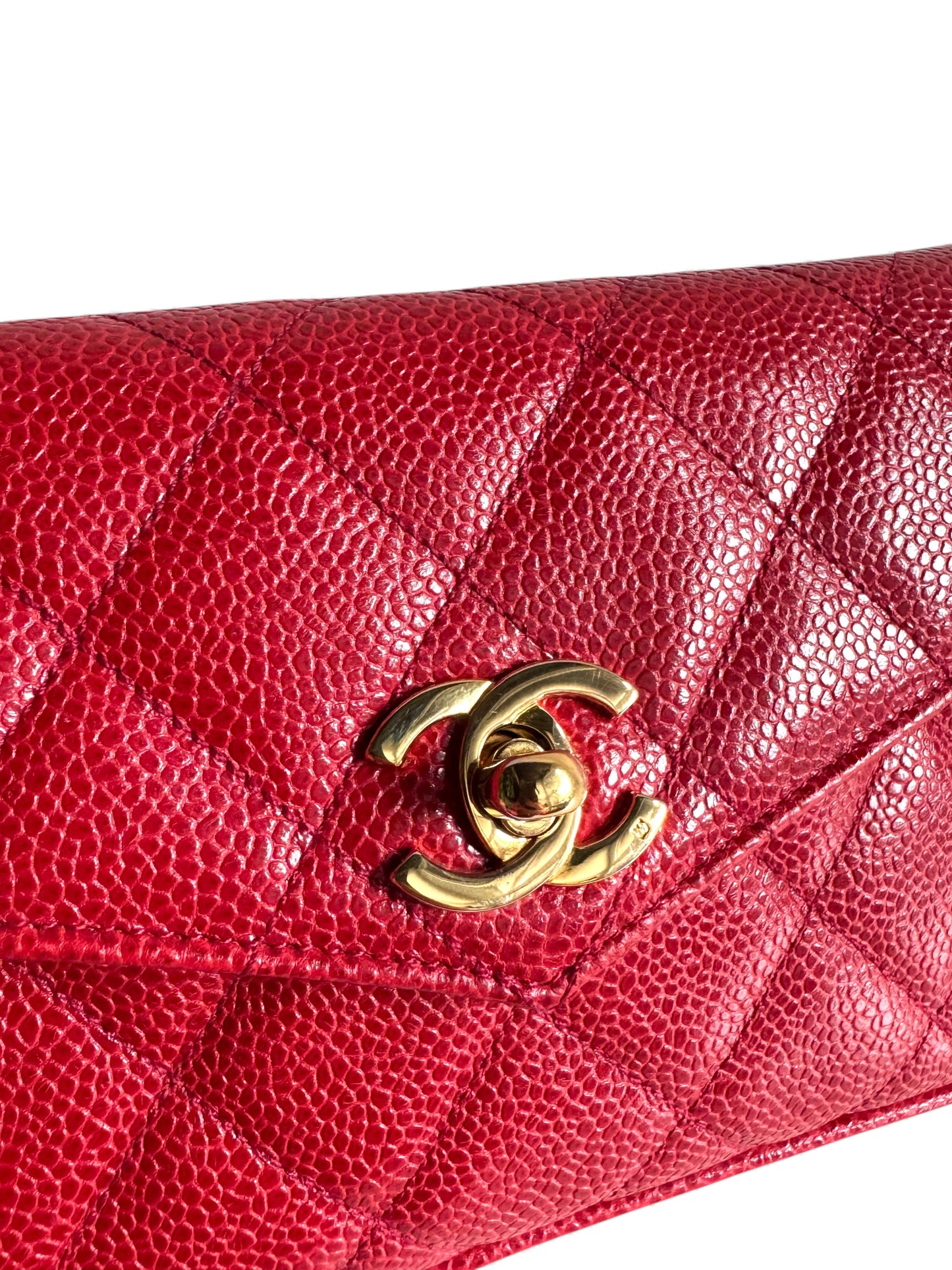 CHANEL Caviar Quilted Flap Waist Belt Bag