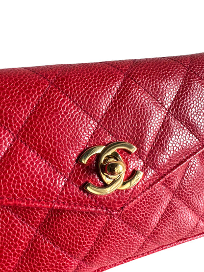 CHANEL Caviar Quilted Flap Waist Belt Bag