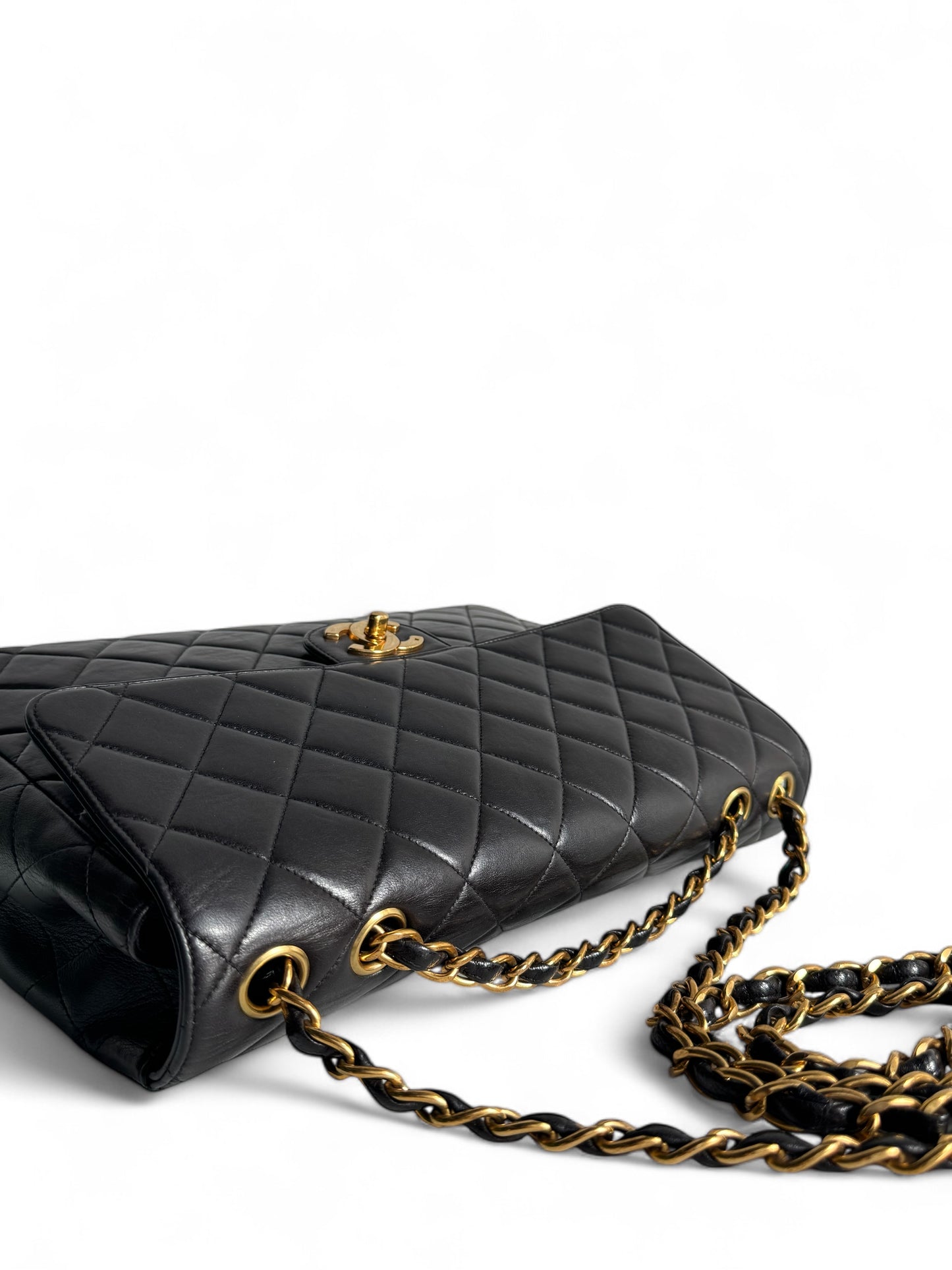 CHANEL Lambskin Quilted Jumbo Single Flap Bag