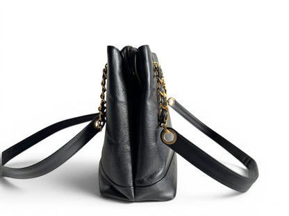 CHANEL Caviar CC Shoulder Bag