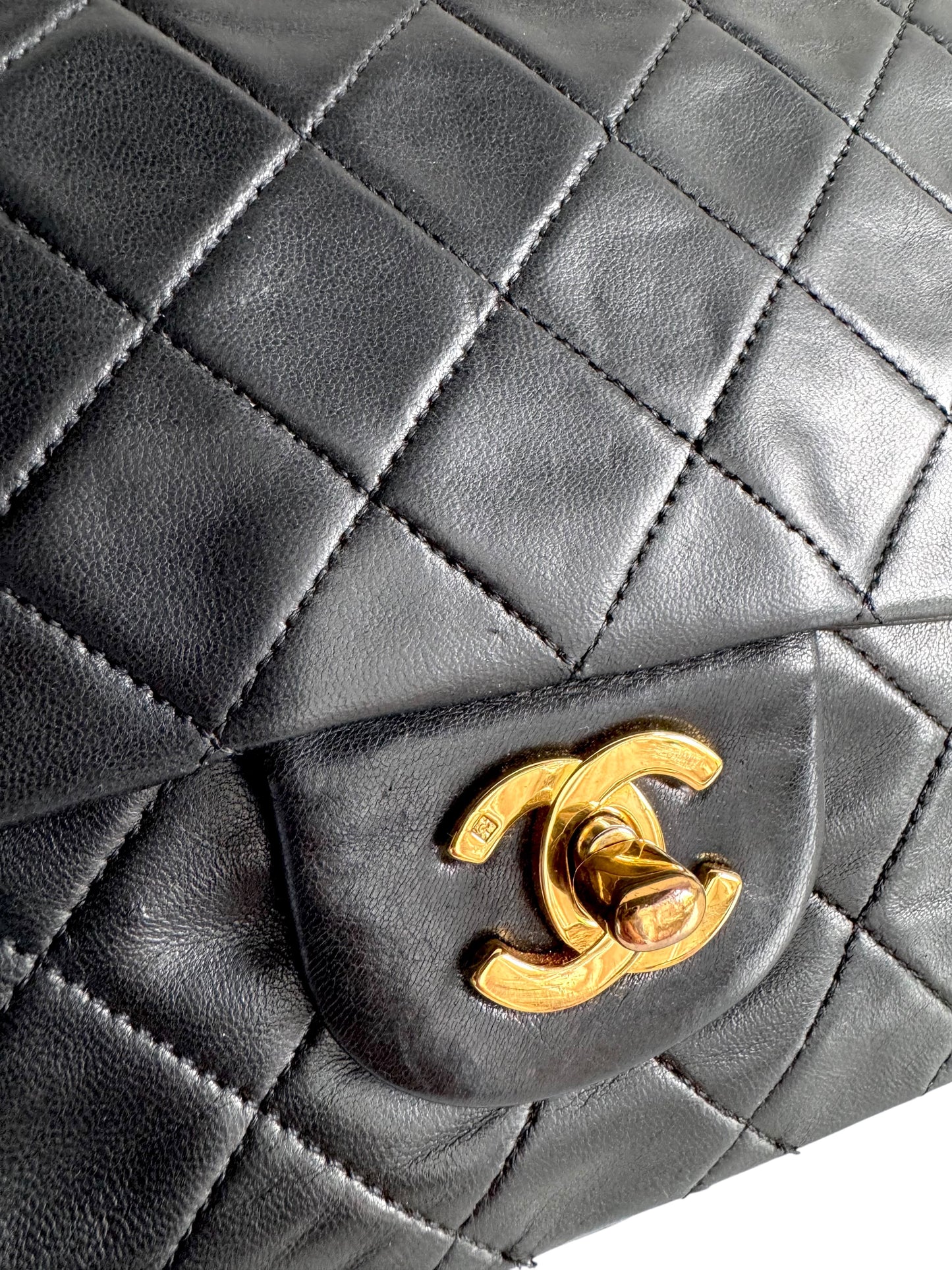 CHANEL Lambskin Medium Classic Double Flap Bag