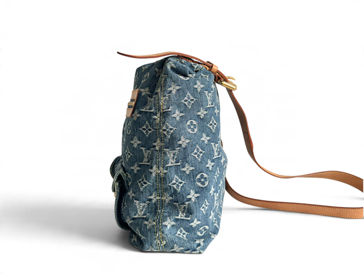 LOUIS VUITTON Denim Baggy GM