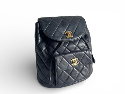 CHANEL Lambskin Quilted Backpack