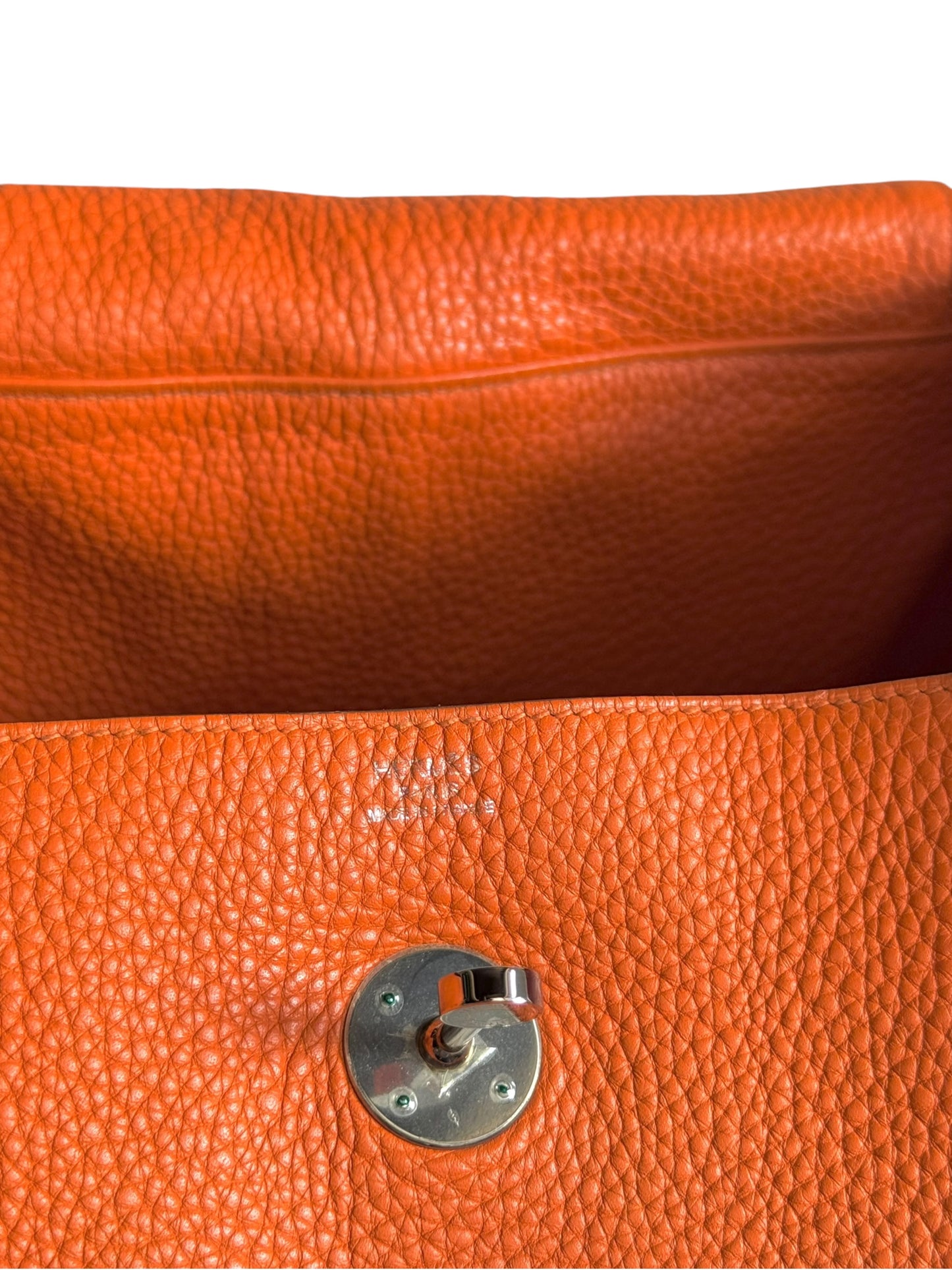 HERMES Taurillon Clemence Lindy 34