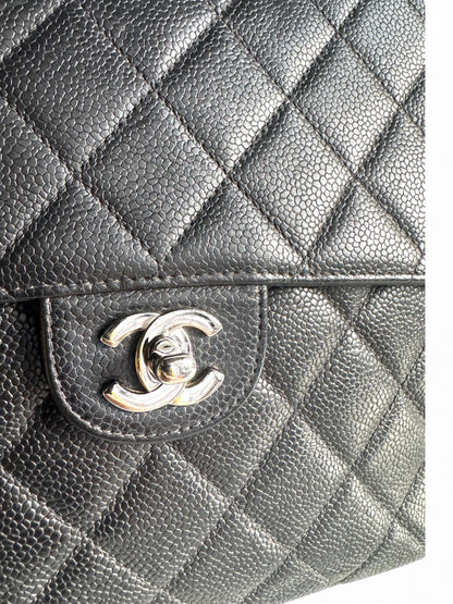 CHANEL Caviar Jumbo Single Flap Bag