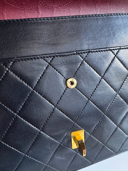 CHANEL Lambskin Medium Mademoiselle Double Flap