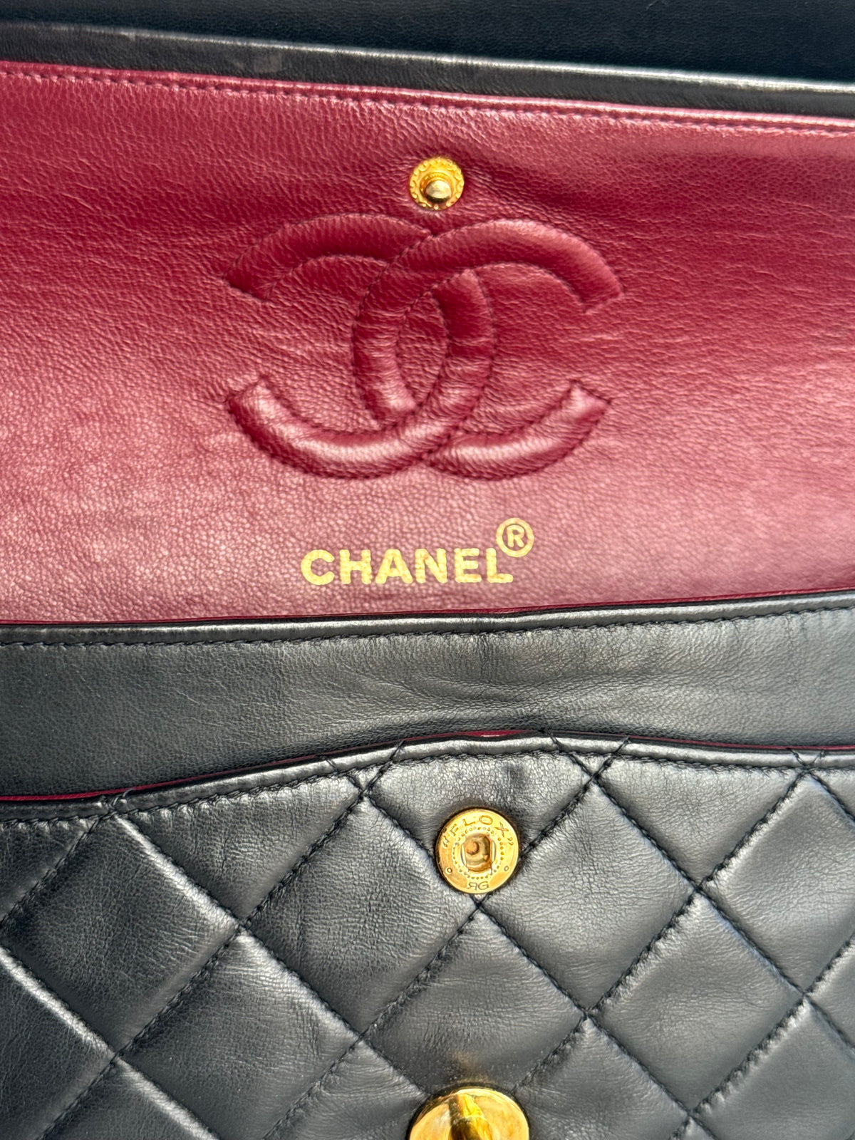 CHANEL Lambskin Quilted Small Double Flap