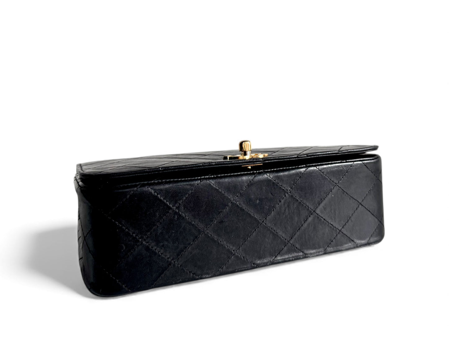CHANEL Vintage Single Flap Bag Black