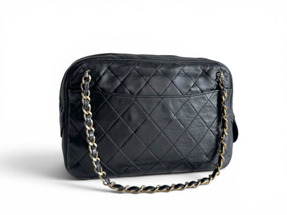 CHANEL Vintage Quilted Camera Bag