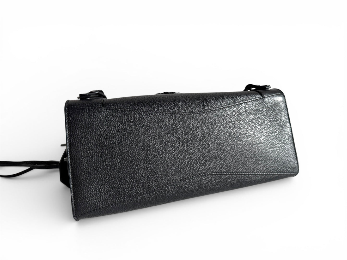 BALENCIAGA Grained Calfskin Neo Classic Black Hardware S City