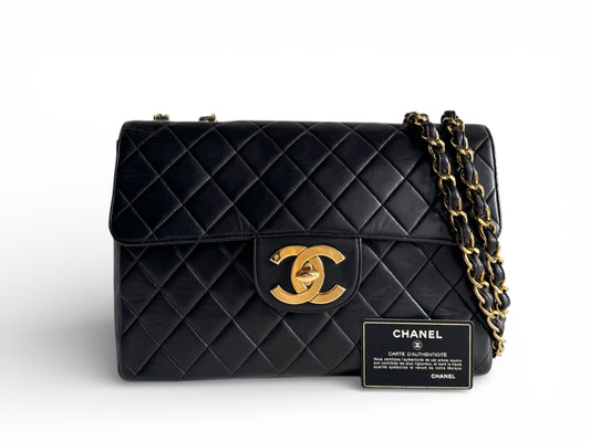 CHANEL Classic Maxi Lambskin Leather Flap Bag